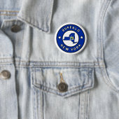 Badge Rond 5 Cm Buffalo New York (En situation)