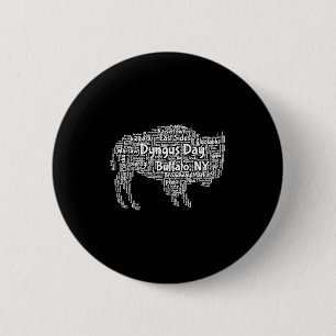 Badge Rond 5 Cm Buffalo Ny Dyngus Day New York Wny 716 Pour Hommes