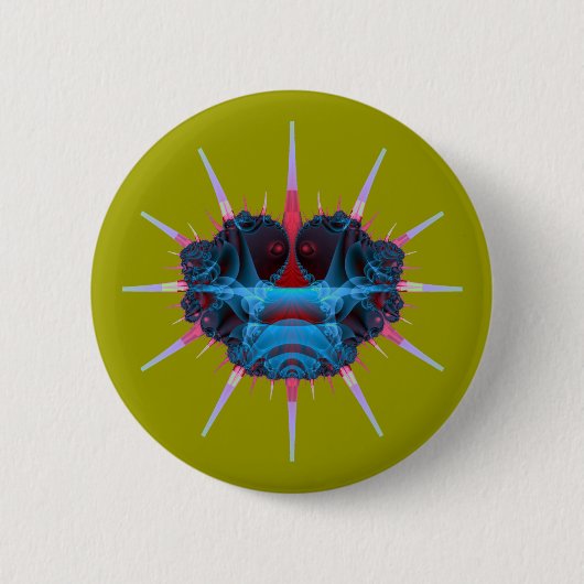 Badge Rond 5 Cm Bug Lambdapapilloma (Devant)