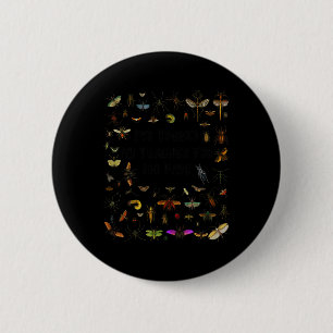 Badge Rond 5 Cm Bugged Mon Enseignant 100 Jours D'École Garçons Gi