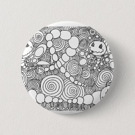 Badge Rond 5 Cm Bugz en pourcentage (Devant)