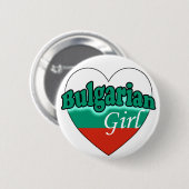Badge Rond 5 Cm Bulgare Girl (Devant & derrière)