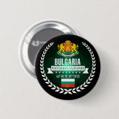 Badge Rond 5 Cm Bulgarie (Devant & derrière)