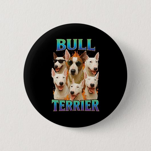 Badge Rond 5 Cm Bull Terrier (Devant)