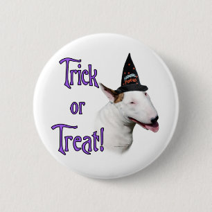 Badge Rond 5 Cm Bull Terrier Trick