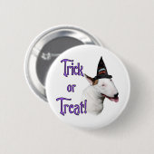 Badge Rond 5 Cm Bull Terrier Trick (Devant & derrière)