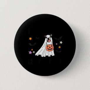 Badge Rond 5 Cm Bulldog anglais fauve est mon amour de chien Boo H