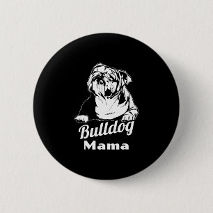 Badge Rond 5 Cm Bulldog Mama