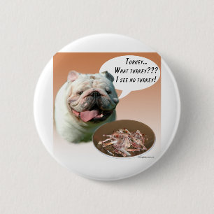 Badge Rond 5 Cm Bulldog Turquie