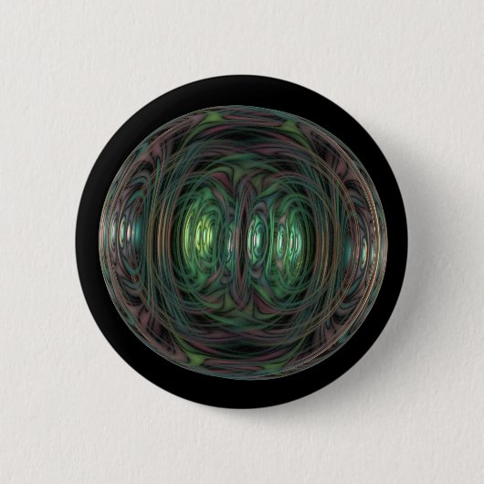 Badge Rond 5 Cm bulle fractale (Devant)