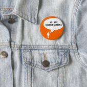 Badge Rond 5 Cm bulle vocale MULTIPLE SCLEROSIS (En situation)
