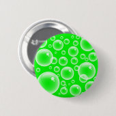 Badge Rond 5 Cm Bulles vertes (Devant & derrière)