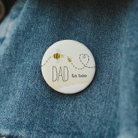 Bumblebee doux Baby shower Papa To Bee Bouton