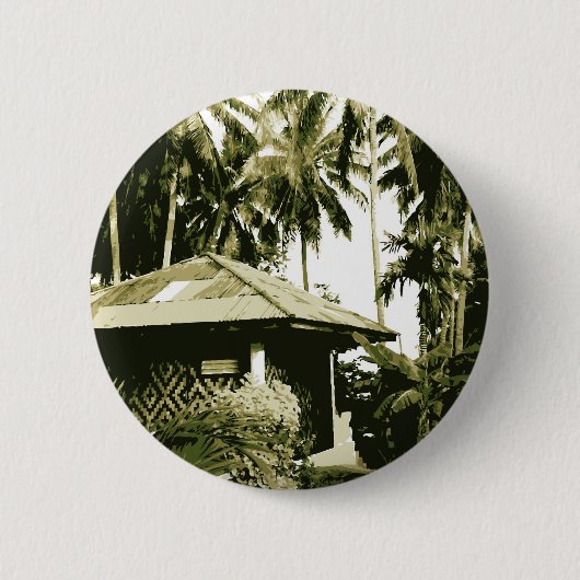 Badge Rond 5 Cm Bungalow (Devant)