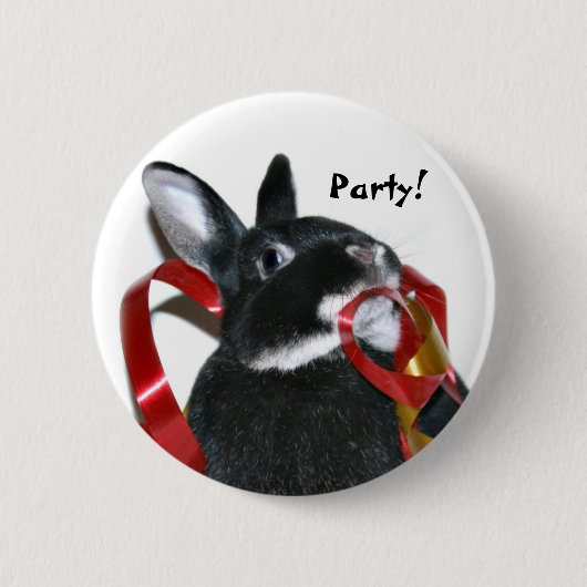Badge Rond 5 Cm Bunny (Devant)