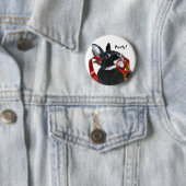 Badge Rond 5 Cm Bunny (En situation)