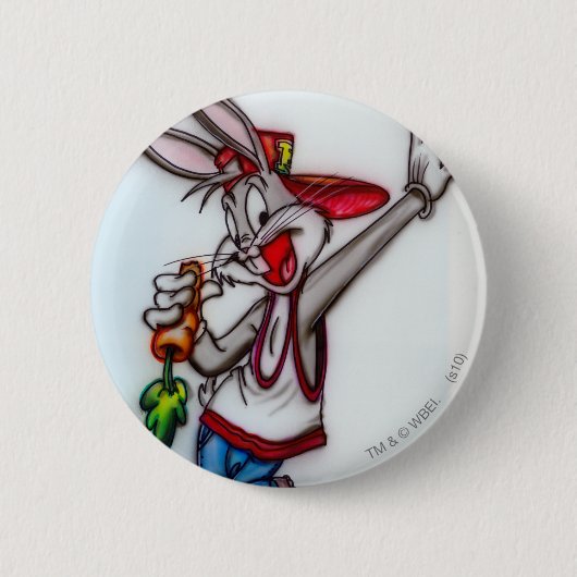Badge Rond 5 Cm BUNNY™ Airbrush (Devant)