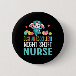 Badge Rond 5 Cm Bunny Dance OEufs De Pâques Juste Une Soirée Éclat