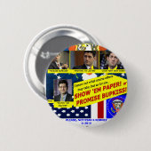 Badge Rond 5 Cm BUPKISS ! - Bouton (Devant & derrière)