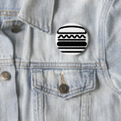 Badge Rond 5 Cm Burger Dreams (En situation)