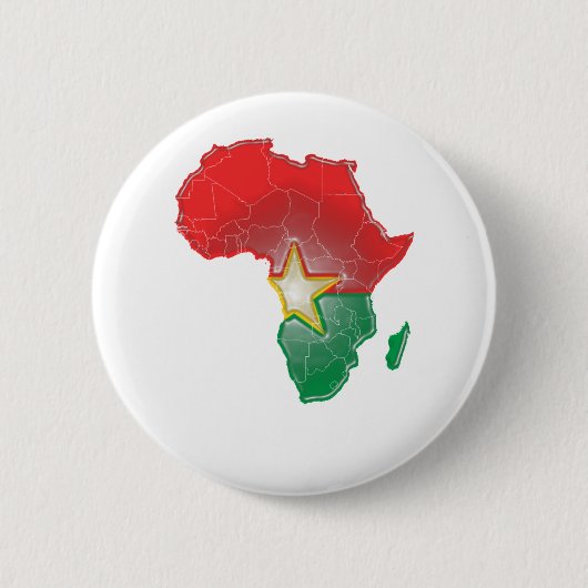 Badge Rond 5 Cm Burkina Faso (Devant)