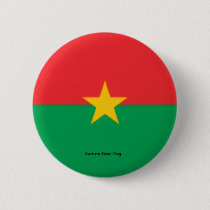 Badge Rond 5 Cm Burkina Faso — Un miracle africain