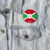 Badge Rond 5 Cm Burundi Drapeau charmant patriotique (En situation)