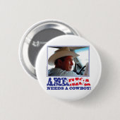 Badge Rond 5 Cm BushAMERICA (Devant & derrière)