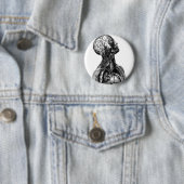 Badge Rond 5 Cm Buste d'anatomie (En situation)