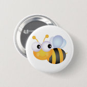 Badge Rond 5 Cm Busy Bee (Devant & derrière)