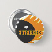 Badge Rond 5 Cm Butées oranges (Devant & derrière)