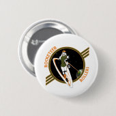 Badge Rond 5 Cm Butin de Rocketeer (Devant & derrière)