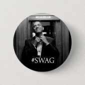 Badge Rond 5 Cm Butin d'Obama (Devant)