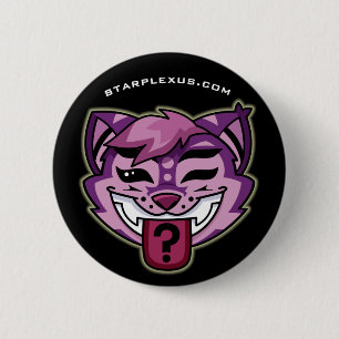 Badge Rond 5 Cm buton de chat de Cheshire