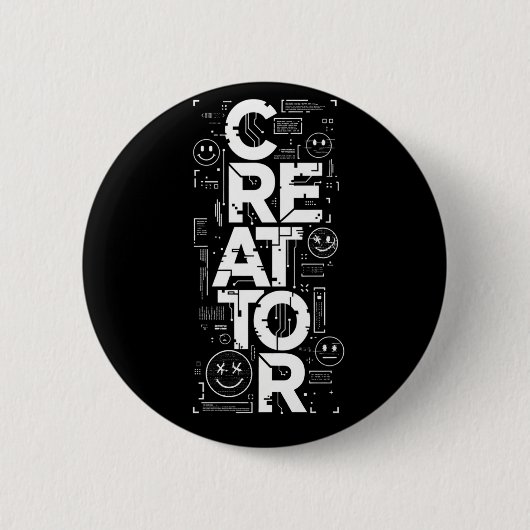 Badge Rond 5 Cm Button (Devant)