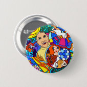 Badge Rond 5 Cm Button (Devant & derrière)