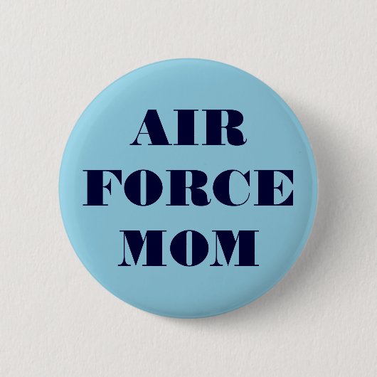 Badge Rond 5 Cm Button Air Force Maman (Devant)