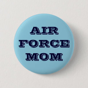 Badge Rond 5 Cm Button Air Force Maman