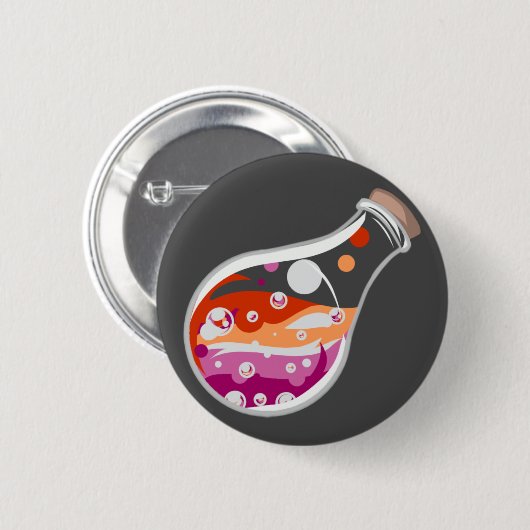 Badge Rond 5 Cm Button de Lesbian (Devant & derrière)