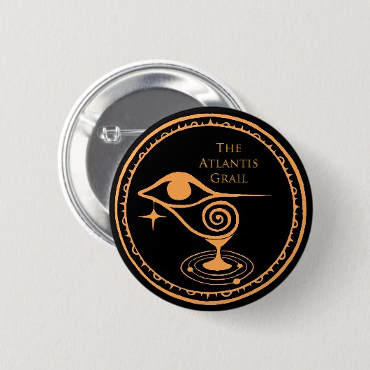 Badge Rond 5 Cm Button et Black (Devant & derrière)
