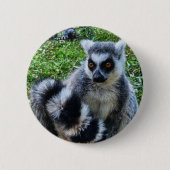 Badge Rond 5 Cm Button et tarte à tarte arrondie - Imprimante anim (Devant)