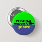 Badge Rond 5 Cm button_personalresponsibility (Devant & derrière)