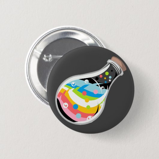 Badge Rond 5 Cm Button Queer Pride (Devant & derrière)
