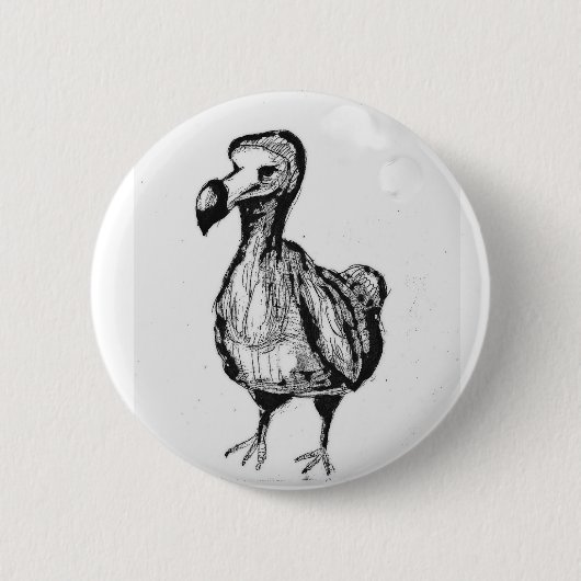 Badge Rond 5 Cm Button with Dodo (Devant)