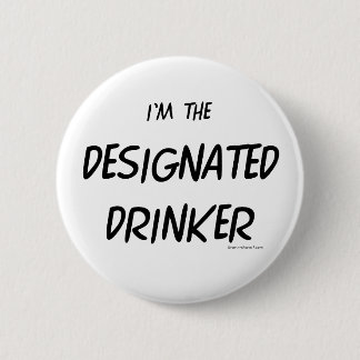 Badge Rond 5 Cm Buveur indiqué