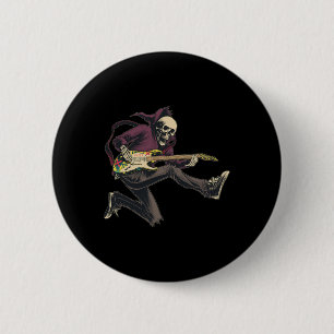 Badge Rond 5 Cm Bynd Rock Et Roll Guitare S Pour Hommes Bynd Tee 1