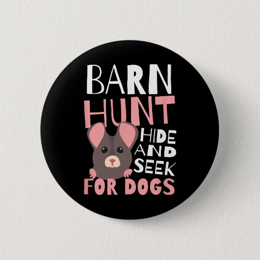 Badge Rond 5 Cm Byrn Hunt Cacher Et Chercher Design Rn Hunt (Devant)