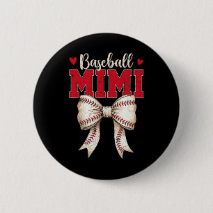 Badge Rond 5 Cm Bysebyll Mimi Coquette Arc Jour de Match Fête des 