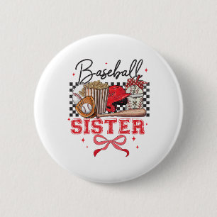 Badge Rond 5 Cm Bysebyll Soeur Coquette Bow plus grand ventilateur