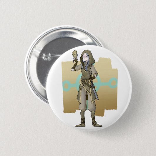 Badge Rond 5 Cm Byzdera Button (Devant & derrière)